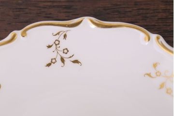 イギリスビンテージ　 ROYAL DOULTON(ロイヤルドルトン)　monteigne　スープカップトリオ4客セット(洋食器)