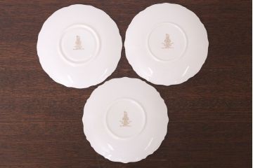 イギリスビンテージ　 ROYAL DOULTON(ロイヤルドルトン)　monteigne　スープカップトリオ3客セット(洋食器)