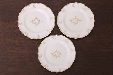 イギリスビンテージ　 ROYAL DOULTON(ロイヤルドルトン)　monteigne　スープカップトリオ3客セット(洋食器)