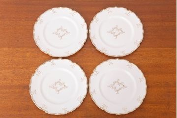 イギリスビンテージ　 ROYAL DOULTON(ロイヤルドルトン)　monteigne　プレート4枚セット(洋食器)(1)