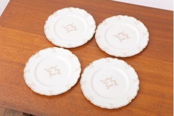 イギリスビンテージ　 ROYAL DOULTON(ロイヤルドルトン)　monteigne　プレート4枚セット(洋食器)(2)