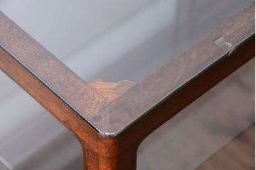 アンティーク家具　和製アンティーク　上品な古い木のガラスケース(ショーケース)