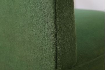 アンティーク家具 和製アンティーク オリジナル座面のナラ材アームチェア(1)