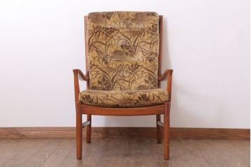 ヴィンテージ家具　イギリスビンテージ　Parker Knoll(パーカーノール)　おしゃれなアームチェア(3)