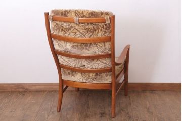 ヴィンテージ家具　イギリスビンテージ　Parker Knoll(パーカーノール)　おしゃれなアームチェア(3)