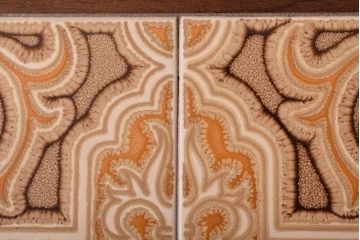 ヴィンテージ家具　G-PLAN　北欧ビンテージ　タイル&ガラストップ　チーク材のコーヒーテーブル