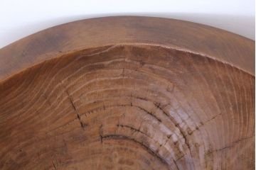 リメイク品　古い臼(うす)のアンティークチェア(椅子)(1)