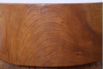 リメイク品　古い臼(うす)のアンティークチェア(椅子)(1)