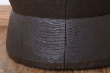 和製アンティーク 古い臼(うす)のリメイクチェア(椅子)(1)