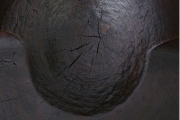 和製アンティーク 古い臼のリメイクチェア(椅子)(2)