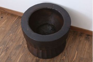 アンティーク雑貨　古民具・骨董　明治〜大正　古い木の臼(うす)