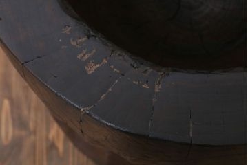 アンティーク雑貨　古民具・骨董　明治〜大正　古い木の臼(うす)