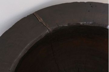 アンティーク雑貨　古民具・骨董　明治〜大正　古い木の臼(うす)