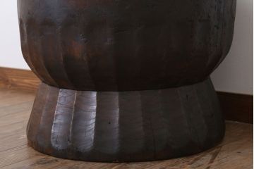 アンティーク雑貨　古民具・骨董　明治〜大正　古い木の臼(うす)