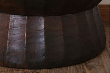 アンティーク雑貨　古民具・骨董　明治〜大正　古い木の臼(うす)