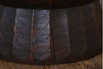 アンティーク雑貨　古民具・骨董　明治〜大正　古い木の臼(うす)