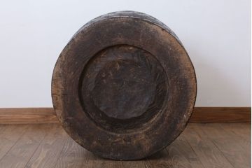 アンティーク雑貨　古民具・骨董　明治〜大正　古い木の臼(うす)