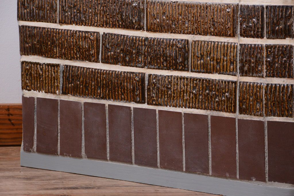 アンティーク家具　和製アンティークの小ぶりなRガラスケース(ショーケース)