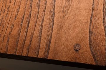 アンティーク家具　モールガラス入り!アンティークペイントのガラス戸収納棚(サイドキャビネット)