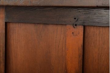 レトロ家具　昭和レトロ!栓材を使用した小振りでシンプルな片袖机