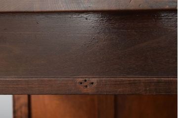 レトロ家具　昭和レトロ!栓材を使用した小振りでシンプルな片袖机