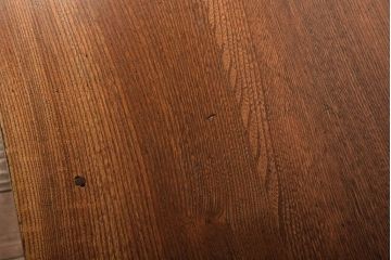 レトロ家具　昭和レトロ!栓材を使用した小振りでシンプルな片袖机