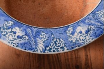 アンティーク雑貨　大振りなアンティーク瀬戸火鉢