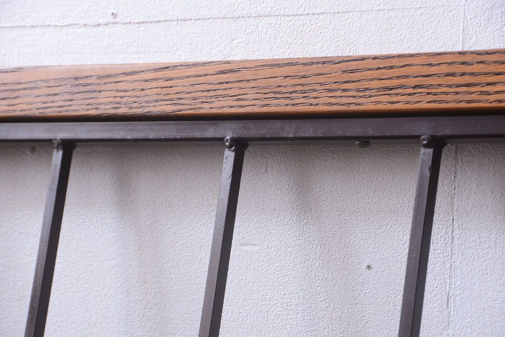 ヴィンテージ家具　シンプルデザイン　ビンテージベンチ2脚セット(ソファ)