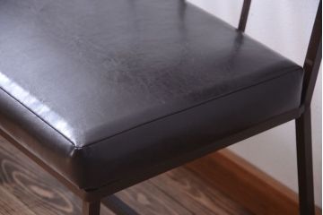 ヴィンテージ家具　シンプルデザイン　ビンテージベンチ2脚セット(ソファ)