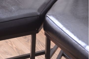 ヴィンテージ家具　シンプルデザイン　ビンテージベンチ2脚セット(ソファ)