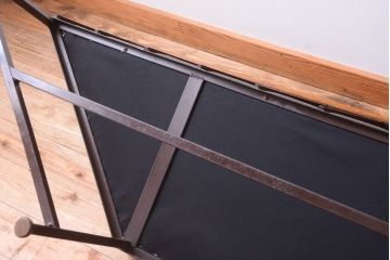 ヴィンテージ家具　シンプルデザイン　ビンテージベンチ2脚セット(ソファ)