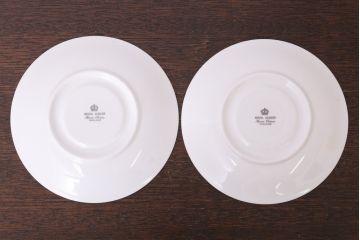アンティーク雑貨　イギリス　Royal Albert(ロイヤルアルバート) MASQUERADE(マスカレード)シリーズ　カップ&ソーサー2客セット(洋食器)