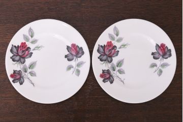 アンティーク雑貨　イギリス　Royal Albert(ロイヤルアルバート) MASQUERADE(マスカレード)シリーズ　カップ&ソーサー2客セット(洋食器)