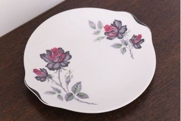 イギリス　Royal Albert(ロイヤルアルバート) MASQUERADE(マスカレード)シリーズ　ケーキプレート(洋食器)