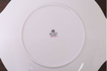 イギリス　Royal Albert(ロイヤルアルバート) MASQUERADE(マスカレード)シリーズ　ケーキプレート(洋食器)