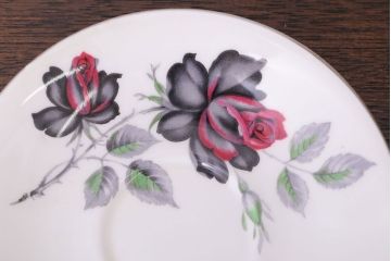アンティーク雑貨　イギリス　Royal Albert(ロイヤルアルバート) MASQUERADE(マスカレード)シリーズ　トリオ2客セット(3)(洋食器)