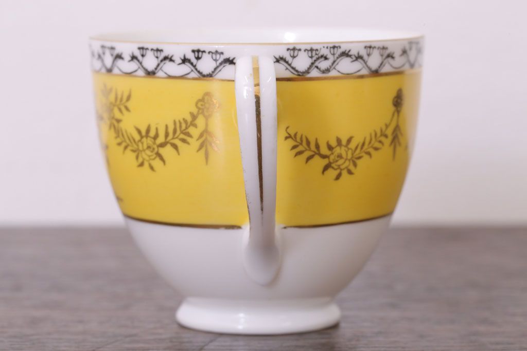 アンティーク雑貨　オールドノリタケ　海外(英国)輸出品　マルキ　カップ&ソーサー3客セット(洋食器)(1)