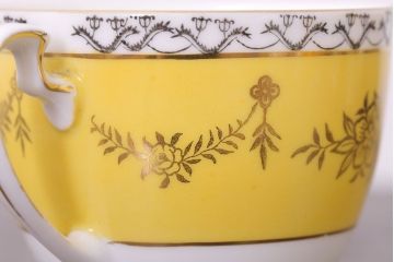 アンティーク雑貨　オールドノリタケ　海外(英国)輸出品　マルキ　カップ&ソーサー3客セット(洋食器)(1)