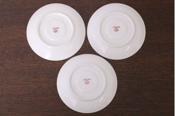 アンティーク雑貨　オールドノリタケ　海外(英国)輸出品　マルキ　カップ&ソーサー3客セット(洋食器)(1)