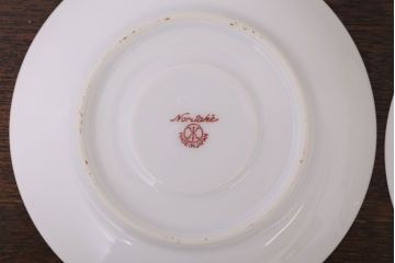 アンティーク雑貨　オールドノリタケ　海外(英国)輸出品　マルキ　カップ&ソーサー3客セット(洋食器)(1)