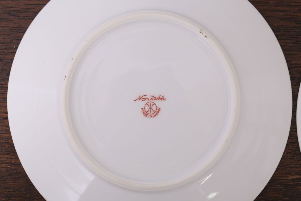 アンティーク雑貨　オールドノリタケ　海外(英国)輸出品　マルキ　カップ&ソーサー3客セット(洋食器)(1)