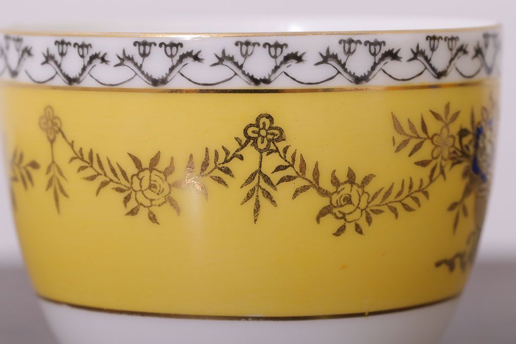 アンティーク雑貨　オールドノリタケ　海外(英国)輸出品　マルキ　カップ&ソーサー3客セット(洋食器)(2)