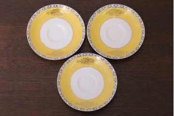 アンティーク雑貨　オールドノリタケ　海外(英国)輸出品　マルキ　カップ&ソーサー3客セット(洋食器)(2)