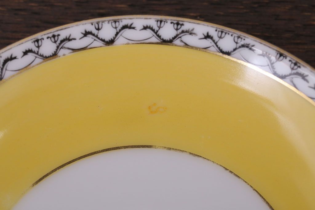 アンティーク雑貨　オールドノリタケ　海外(英国)輸出品　マルキ　カップ&ソーサー3客セット(洋食器)(2)