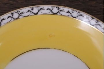 アンティーク雑貨　オールドノリタケ　海外(英国)輸出品　マルキ　カップ&ソーサー3客セット(洋食器)(2)