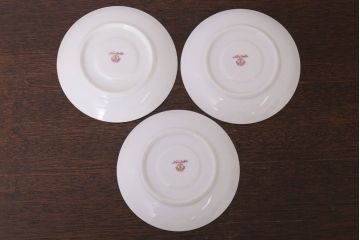 アンティーク雑貨　オールドノリタケ　海外(英国)輸出品　マルキ　カップ&ソーサー3客セット(洋食器)(2)