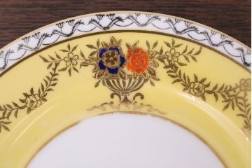 アンティーク雑貨　オールドノリタケ　海外(英国)輸出品　マルキ　カップ&ソーサー3客セット(洋食器)(2)