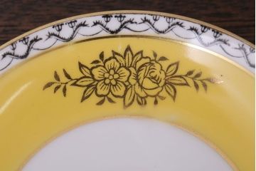 オールドノリタケ　海外(英国)輸出品　マルキ　カップ&ソーサー2客セット(トリオ)(洋食器)