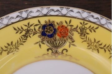 オールドノリタケ　海外(英国)輸出品　マルキ　カップ&ソーサー2客セット(トリオ)(洋食器)