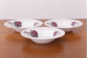 イギリス　Royal Albert(ロイヤルアルバート) MASQUERADE(マスカレード)シリーズ　スープボウル3枚セット(洋食器)(1)
